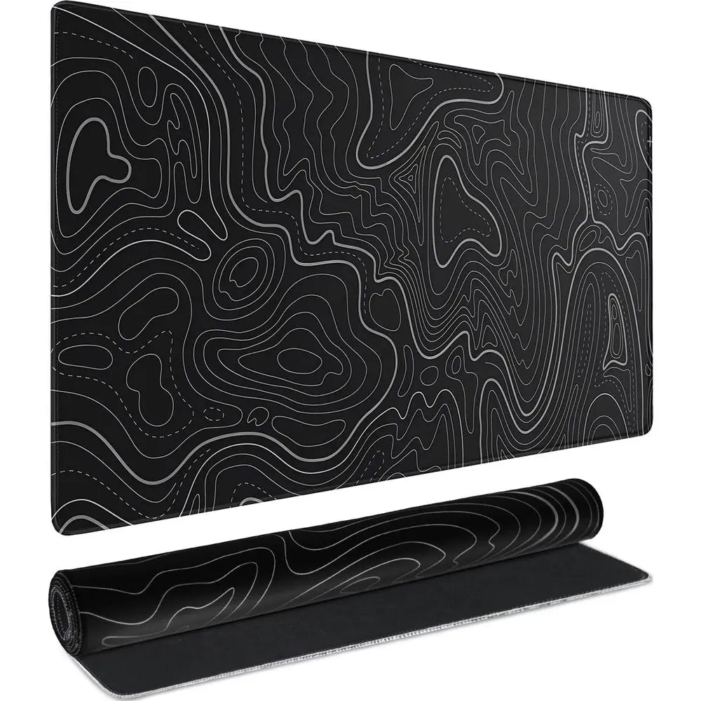 Extra Large Waterproof Gaming Mouse Pad with Stitched Edges, 31.5 x 15.7, Non-Slip Rubber Base, Ideal for Big Keyboards and Game