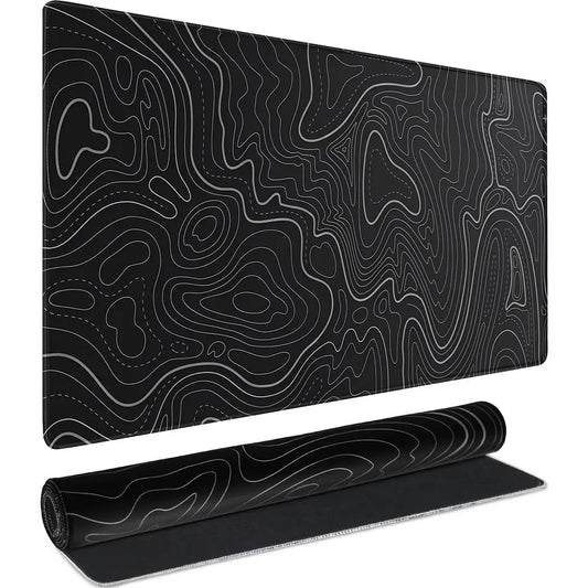 Extra Large Waterproof Gaming Mouse Pad with Stitched Edges, 31.5 x 15.7, Non-Slip Rubber Base, Ideal for Big Keyboards and Game