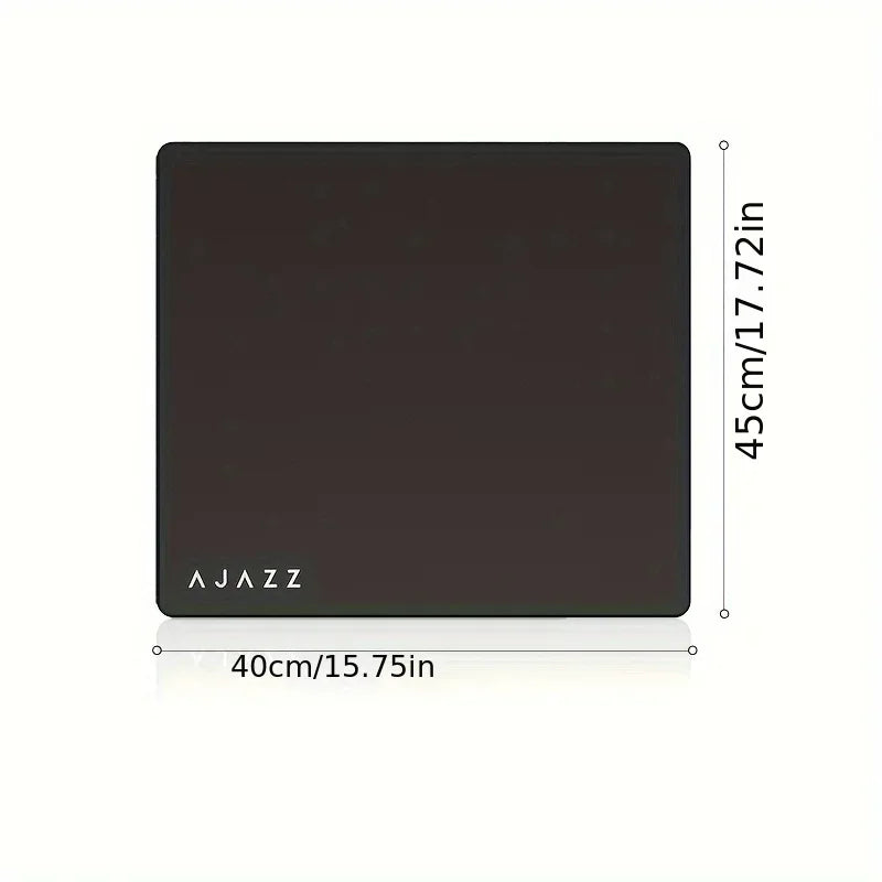 AJAZZ MP02 Black Mouse Pad 400*450*5MM Abrasion-resistant knitted overlock stitching