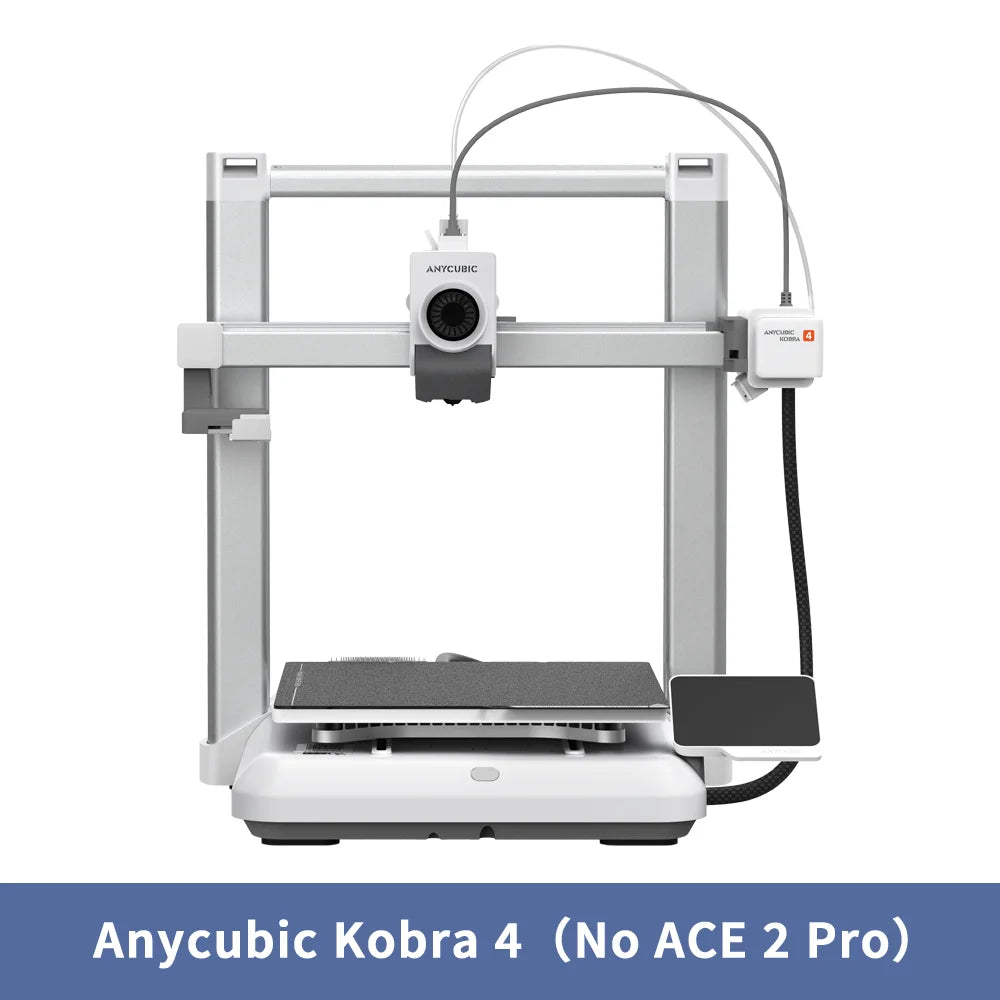 Switch Up Electronics ANYCUBIC Kobra 4 Combo FDM MultiColor Print in 4 to 8 Color 3D Printer With Max 600mm/s Printing Speed Build Size 260x260x260mm - Kobra 4-No ACE 2 Pro / United States