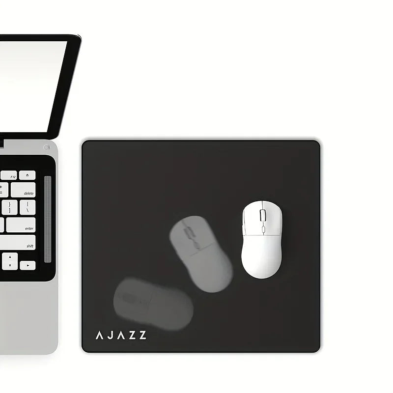 AJAZZ MP02 Black Mouse Pad 400*450*5MM Abrasion-resistant knitted overlock stitching